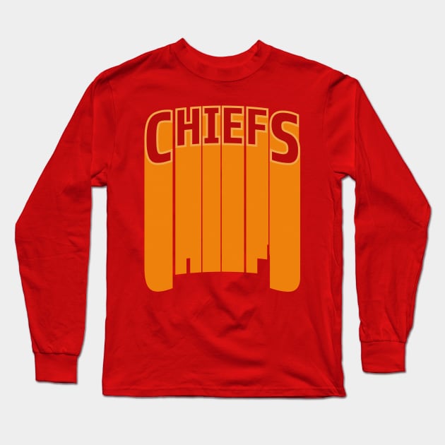 Chiefs Long Sleeve T-Shirt by crissbahari